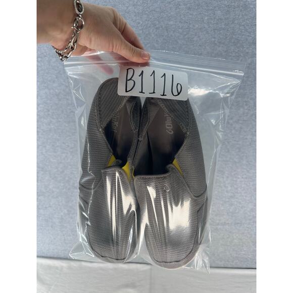 Olukai Men's sz 12 Nohea Mesh Grey Slip On Loafer Walking Fishing Outdoors Shoes - Picture 8 of 13